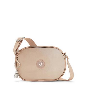 Kipling Gema Metallic Crossbody Veske Gull Metal | NO 2048RV